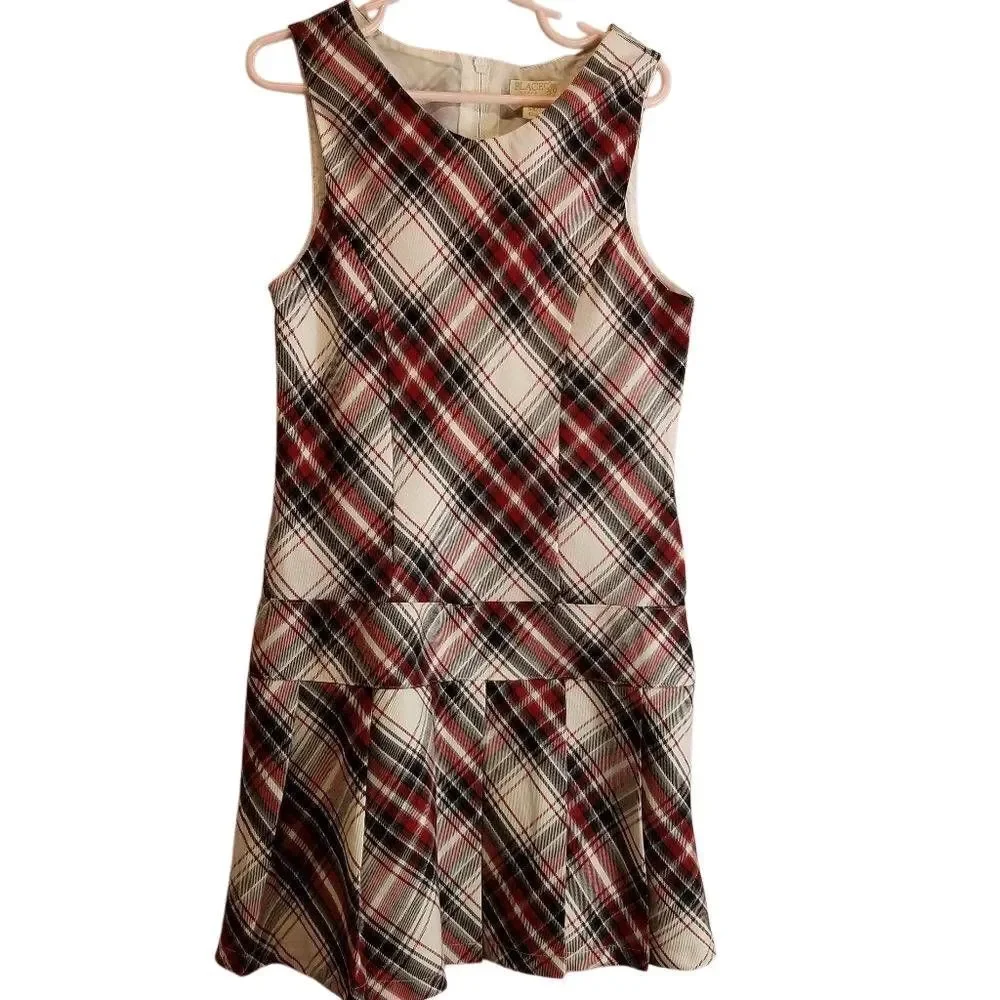 Children's Place plaid dress 6X/7
